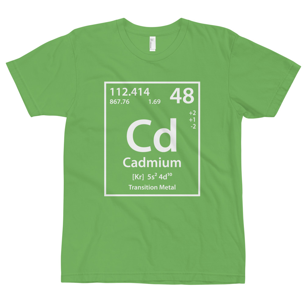 Cadmium T-Shirt - PeriodicTees