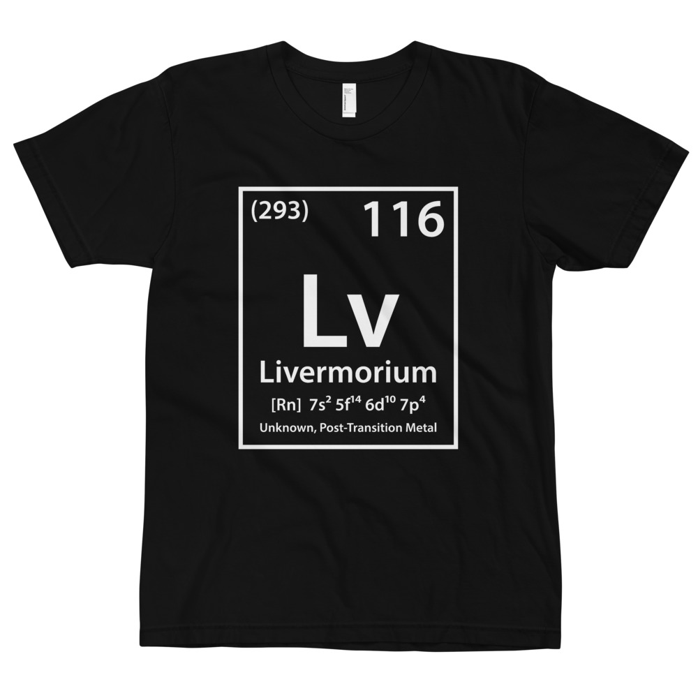 Periodic Element A - 116 Livermorium Lv Onesie by Organic